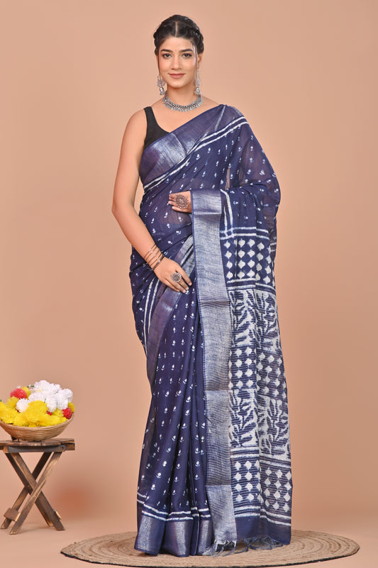 tissue silk slub saree soft with bloues